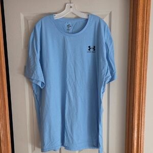 Under Armour Men's Light Blue Short Sleeve Tee